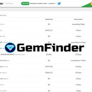 gemfinder site page