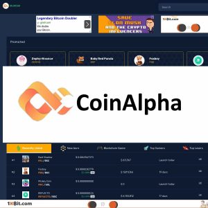 coinalpha site page