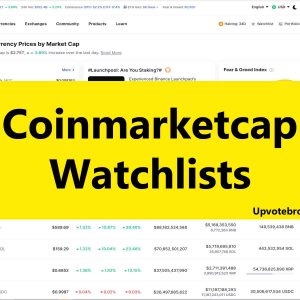 coinmarketcap watchlists